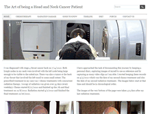 Tablet Screenshot of headandneckcancerpatient.com